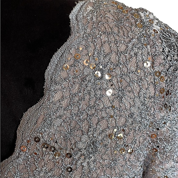 ALEX EVENINGS ELEGANT 3/4 SLEEVE SHEATH DRESS SZ 6 NWTS - Picture 9 of 15